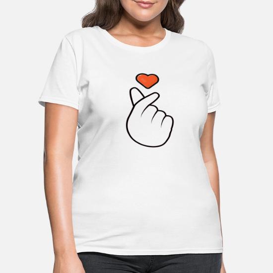 finger heart shirt